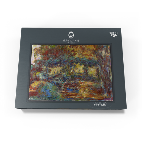 Claude Monet's The Japanese Footbridge (1920-1922) 1000 Jigsaw Puzzle box view1
