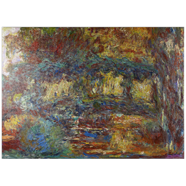 puzzleplate Claude Monet's The Japanese Footbridge (1920-1922) 1000 Jigsaw Puzzle