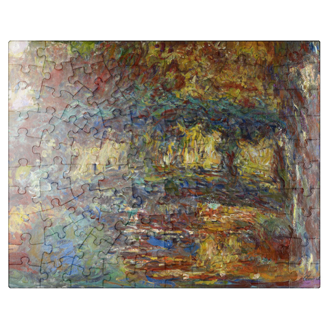 puzzleplate Claude Monets The Japanese Footbridge 1920-1922 100 Jigsaw Puzzle