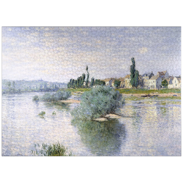 puzzleplate Claude Monet's The Seine at Lavacourt (1880) 1000 Jigsaw Puzzle