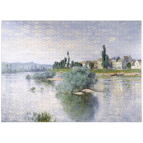 puzzleplate Claude Monet's The Seine at Lavacourt (1880) 1000 Jigsaw Puzzle