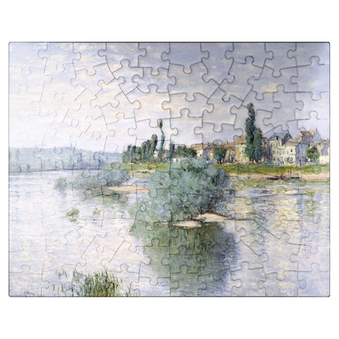 puzzleplate Claude Monets The Seine at Lavacourt 1880 100 Jigsaw Puzzle