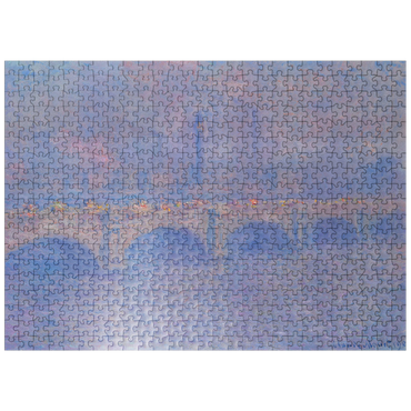 puzzleplate Waterloo Bridge Sunlight Effect 1903 by Claude Monet 500 Jigsaw Puzzle