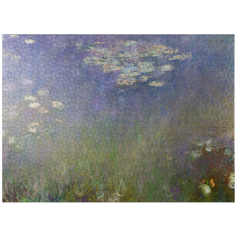 puzzleplate Water Lilies wall art, Claude Monet (1915-1926)}} 1000 Jigsaw Puzzle