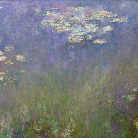 Water Lilies wall art, Claude Monet (1915-1926)}} 1000 Jigsaw Puzzle 3D Modell