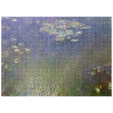puzzleplate Water Lilies wall art Claude Monet 1915-1926}} 500 Jigsaw Puzzle