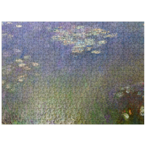 puzzleplate Water Lilies wall art Claude Monet 1915-1926}} 500 Jigsaw Puzzle