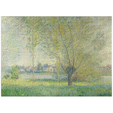 puzzleplate The Willows (1880) by Claude Monet 1000 Jigsaw Puzzle