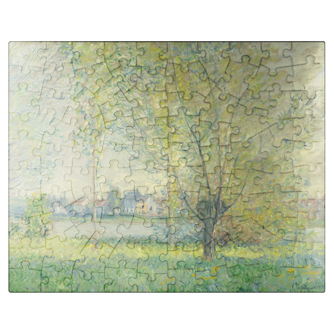 puzzleplate The Willows 1880 by Claude Monet 100 Jigsaw Puzzle