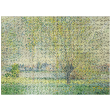 puzzleplate The Willows 1880 by Claude Monet 500 Jigsaw Puzzle