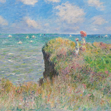 Cliff Walk at Pourville (1882) by Claude Monet 1000 Jigsaw Puzzle 3D Modell