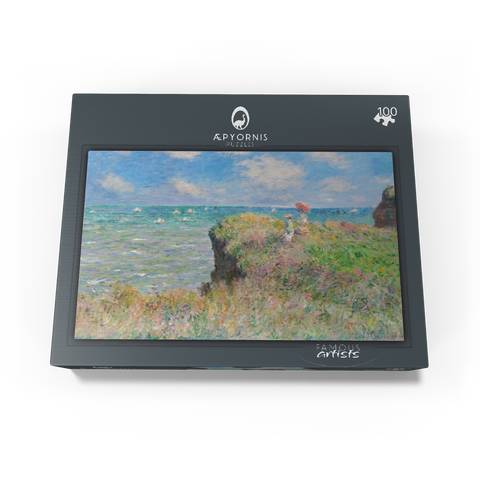Cliff Walk at Pourville 1882 by Claude Monet 100 Jigsaw Puzzle box view1