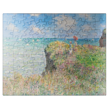 puzzleplate Cliff Walk at Pourville 1882 by Claude Monet 100 Jigsaw Puzzle