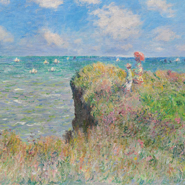 Cliff Walk at Pourville 1882 by Claude Monet 100 Jigsaw Puzzle 3D Modell