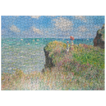 puzzleplate Cliff Walk at Pourville 1882 by Claude Monet 500 Jigsaw Puzzle