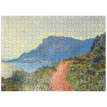 puzzleplate La Corniche near Monaco 1884 by Claude Monet 500 Jigsaw Puzzle