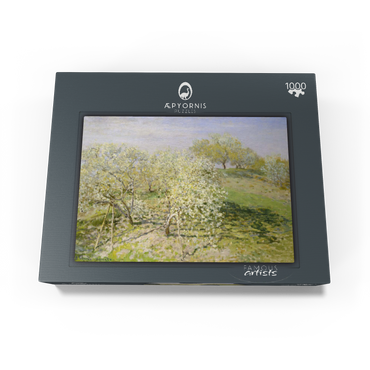 Spring (Fruit Trees in Bloom) (1873) by Claude Monet 1000 Jigsaw Puzzle box view1
