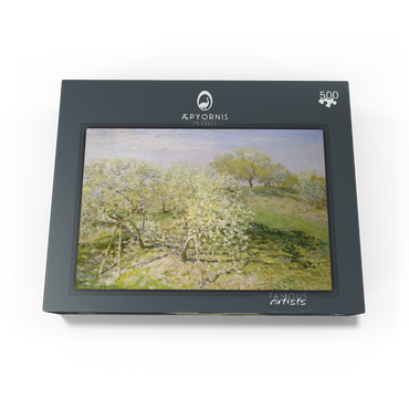Spring Fruit Trees in Bloom 1873 by Claude Monet 500 Jigsaw Puzzle box view1