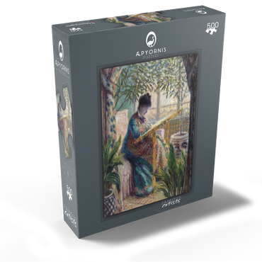 Madame Monet Embroidering 1875 by Claude Monet 500 Jigsaw Puzzle box view1