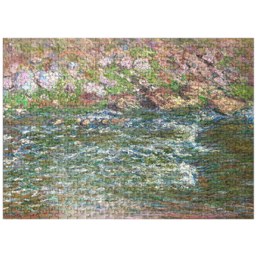 puzzleplate Rapids on the Petite Creuse at Fresselines 1889 by Claude Monet 500 Jigsaw Puzzle