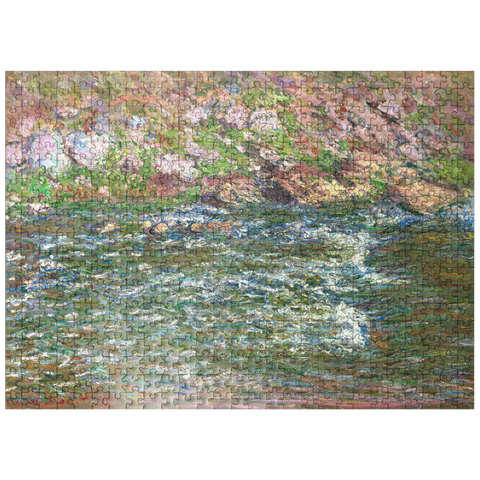 puzzleplate Rapids on the Petite Creuse at Fresselines 1889 by Claude Monet 500 Jigsaw Puzzle