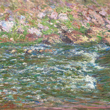 Rapids on the Petite Creuse at Fresselines 1889 by Claude Monet 500 Jigsaw Puzzle 3D Modell