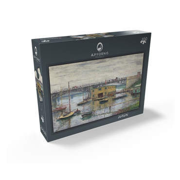 Bridge at Argenteuil on a Gray Day 1876 by Claude Monet 100 Jigsaw Puzzle box view1