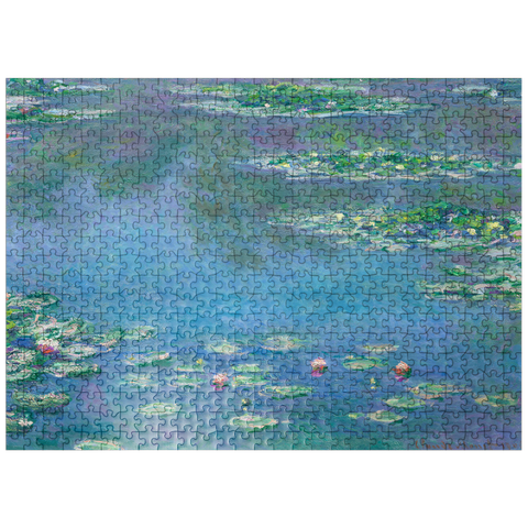 puzzleplate Water Lilies 1840-1926 by Claude Monet 500 Jigsaw Puzzle