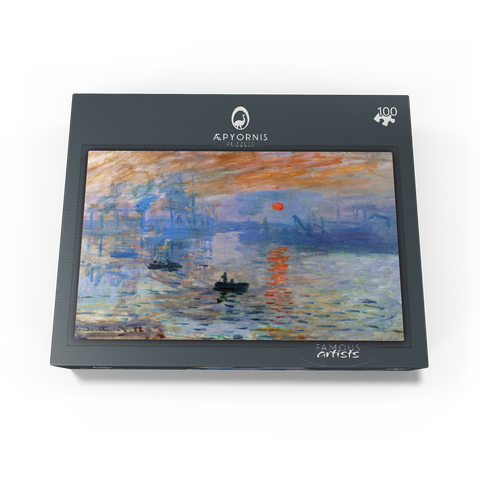 Claude Monets Impression Sunrise 1872 100 Jigsaw Puzzle box view1