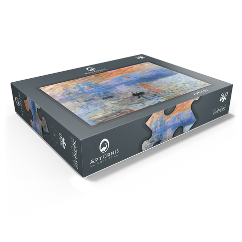 Claude Monets Impression Sunrise 1872 500 Jigsaw Puzzle box view1
