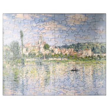 puzzleplate Vétheuil in Summer 1880 by Claude Monet 100 Jigsaw Puzzle