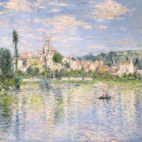 Vétheuil in Summer 1880 by Claude Monet 100 Jigsaw Puzzle 3D Modell