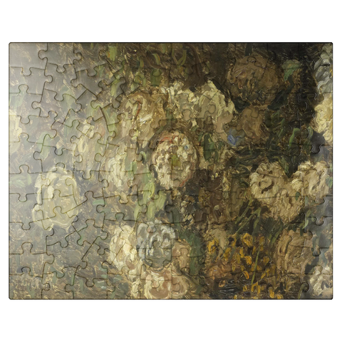 puzzleplate Bloemen 1860-1912 by Claude Monet 100 Jigsaw Puzzle