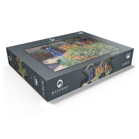 Claude Monet's Rounded Flower Bed (1876) 1000 Jigsaw Puzzle box view1