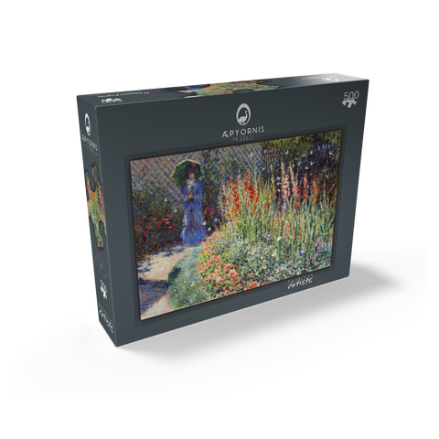 Claude Monets Rounded Flower Bed 1876 500 Jigsaw Puzzle box view1