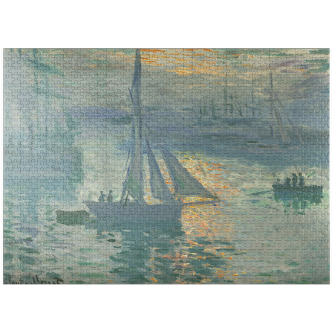 puzzleplate Sunrise (1873) by Claude Monet 1000 Jigsaw Puzzle