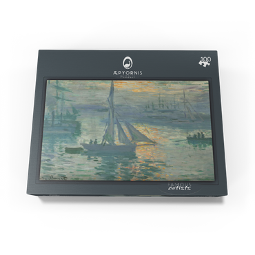 Sunrise 1873 by Claude Monet 100 Jigsaw Puzzle box view1