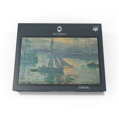 Sunrise 1873 by Claude Monet 100 Jigsaw Puzzle box view1