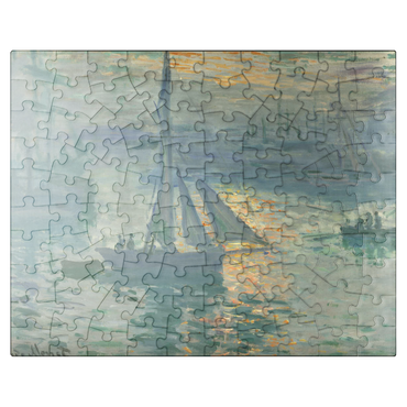 puzzleplate Sunrise 1873 by Claude Monet 100 Jigsaw Puzzle