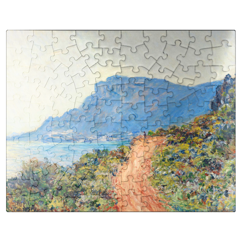puzzleplate La Corniche near Monaco 1884 by Claude Monet 100 Jigsaw Puzzle