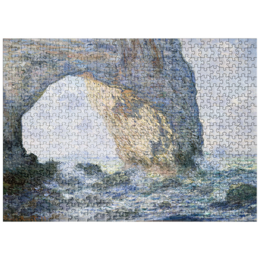 puzzleplate The Manneporte Étretat 1883 by Claude Monet 500 Jigsaw Puzzle