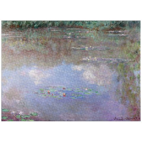 puzzleplate Claude Monet's The Water Lily Pond (Clouds) (1903) 1000 Jigsaw Puzzle