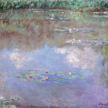 Claude Monet's The Water Lily Pond (Clouds) (1903) 1000 Jigsaw Puzzle 3D Modell