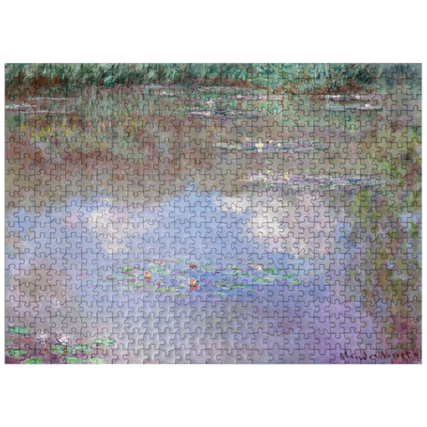 puzzleplate Claude Monets The Water Lily Pond Clouds 1903 500 Jigsaw Puzzle