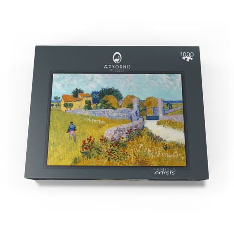 Farmhouse in Provence (1888) by Vincent van Gogh 1000 Jigsaw Puzzle box view1