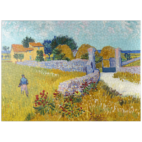 puzzleplate Farmhouse in Provence (1888) by Vincent van Gogh 1000 Jigsaw Puzzle