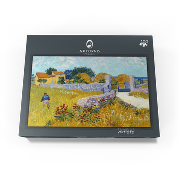 Farmhouse in Provence 1888 by Vincent van Gogh 100 Jigsaw Puzzle box view1