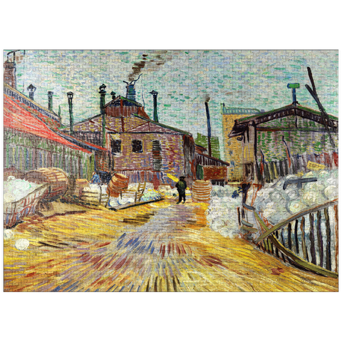 puzzleplate The Factory (1887) by Vincent van Gogh 1000 Jigsaw Puzzle