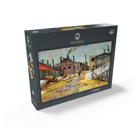 The Factory 1887 by Vincent van Gogh 100 Jigsaw Puzzle box view1
