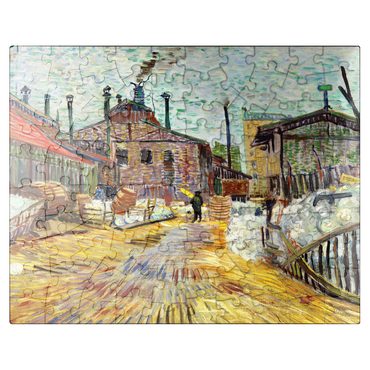 puzzleplate The Factory 1887 by Vincent van Gogh 100 Jigsaw Puzzle